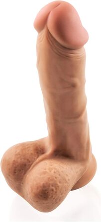 Реалістичний ДІЛДО з подвійним шаром XXL - Преміум силікон, 22/24/26 см - Іграшка для дорослих, з сильним присоском, для жінок та пар