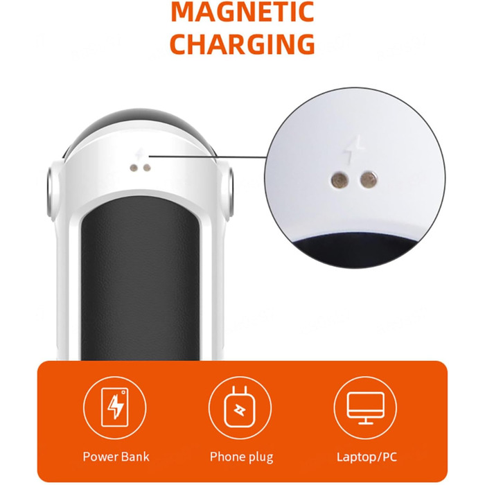 Електричний масажер для чоловіків з функцією нагріву та телескопічним дизайном