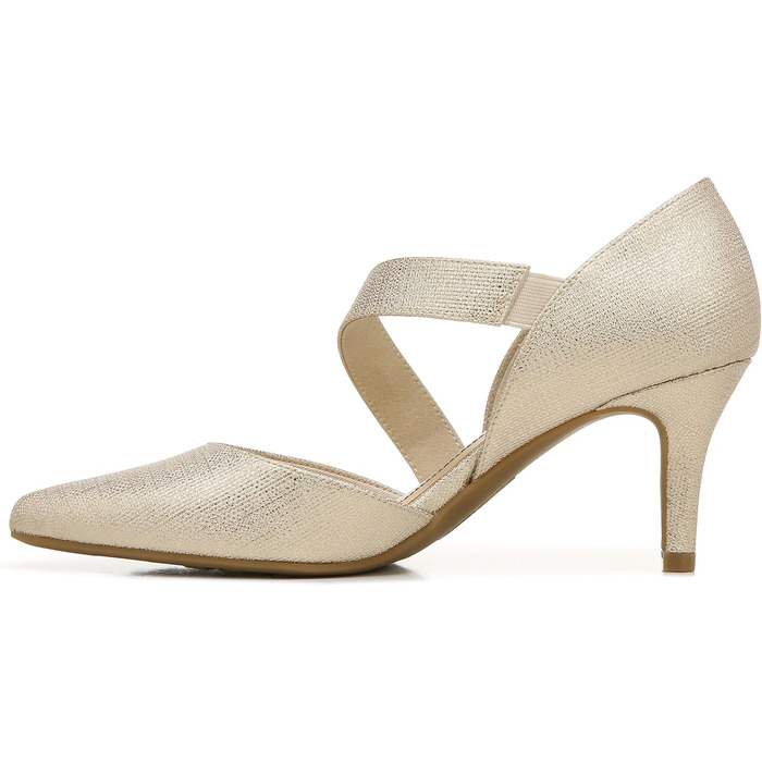 Жіночі туфлі-човники LifeStride Suki Pumps, сріблястий платиновий колір, розмір 42 EU