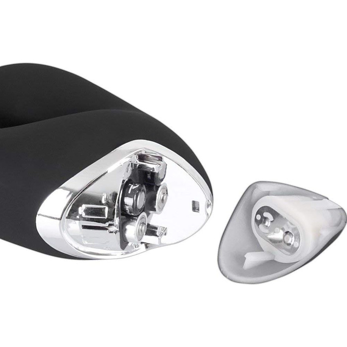 ORION Doppel-Vibrator: вібратор-кролик з подвійною вібрацією для жінок та чоловіків, 10 режимів, чорний