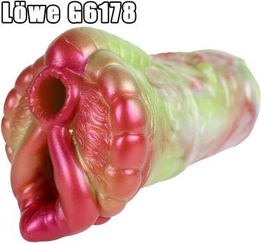 Силіконовий вагінальний мастурбатор Lmgoc Tierserie - реалістичний секс-іграшка для чоловіків, 3D модель, мастурбатор для чоловіків, сексуальна іграшка для чоловіків (Löwe G6178)