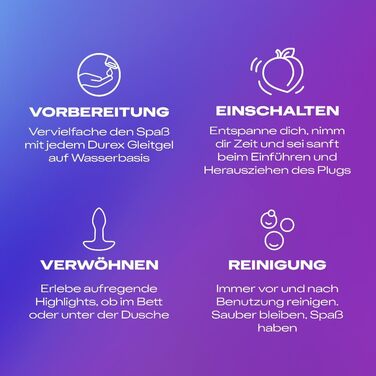 Анальний вібратор Durex Pop & Buzz - 7 режимів, USB-зарядка, вологостійкий, для жінок, чоловіків та пар