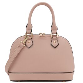 Жіноча сумка-сатчел FashionPuzzle Dome Satchel у кольорі припилений рожевий (Dusty Pink)