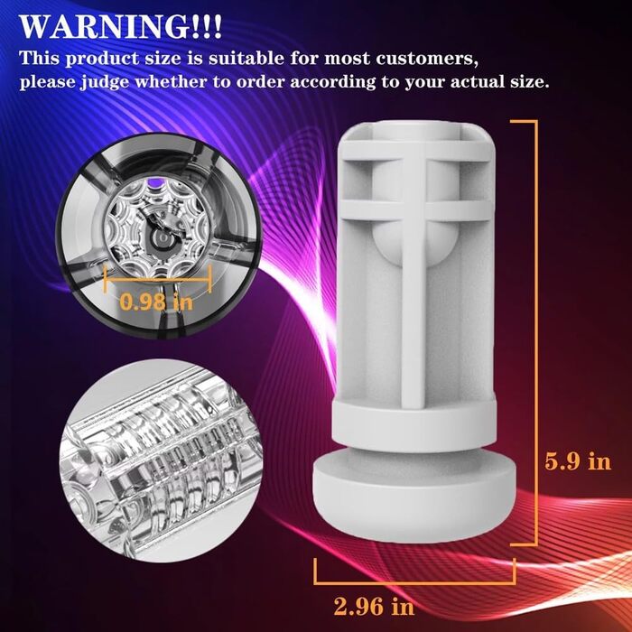 Портативний автоматичний фітнес-тренажер для чоловіків з багаточастотною ротацією та інтелектуальним нагрівом