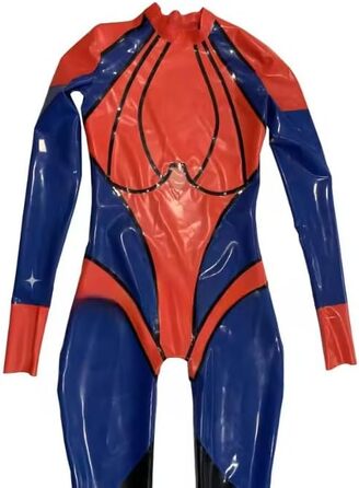 Латексний костюм-боді Гейлоп (Catsuit) для косплею, унісекс, з блискавкою на спині, регульований розмір та колір