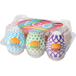 TENGA EGG WONDER - Набір з 6 різних мастурбаторів Classic