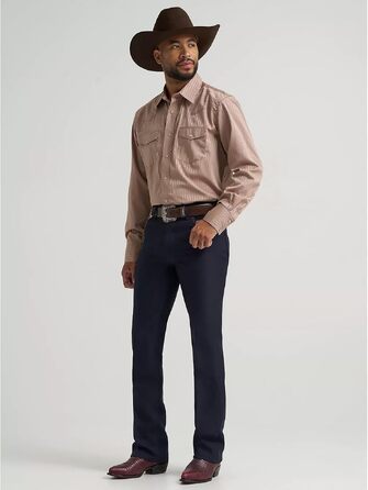 Чоловічі джинси Wrangler Texas Stretch Regular Tapered, темно-сині (Marineblau), 33W / 30L