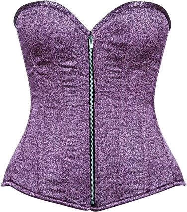 Топ-бюстгальтер Daiy Coret з двокольорового брокату, з кісточками, для великих розмірів (4X, Türkis/Ausflug)