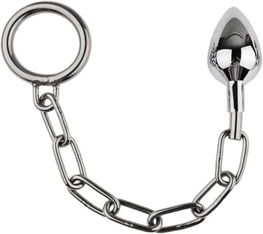 Анальний масажер з нержавіючої сталі Youxclian: набір анальних кульок, ланцюжок, кільце для статевого члена, анальний дільник, масажер простати, для жінок та чоловіків.