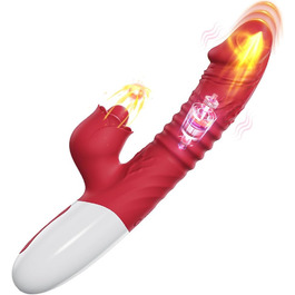 Вібратор Lmgoc G-Punkt Silikon 3-в-1 для жінок: 10 режимів, вібрація, кролик