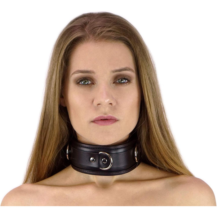 Набір наручників для бондейджу з підкладкою з шкіри: наручники, кайдани для ніг, ошейник, чорний колір