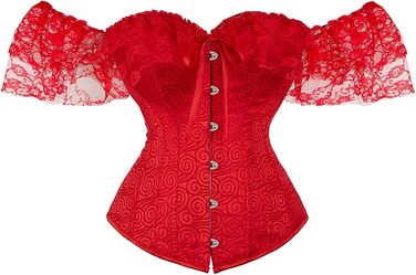 Жіночий корсет GFPGNDFHG з мереживом та сатином, великі розміри, корсет-топ, сатиновий вайст-сінчер