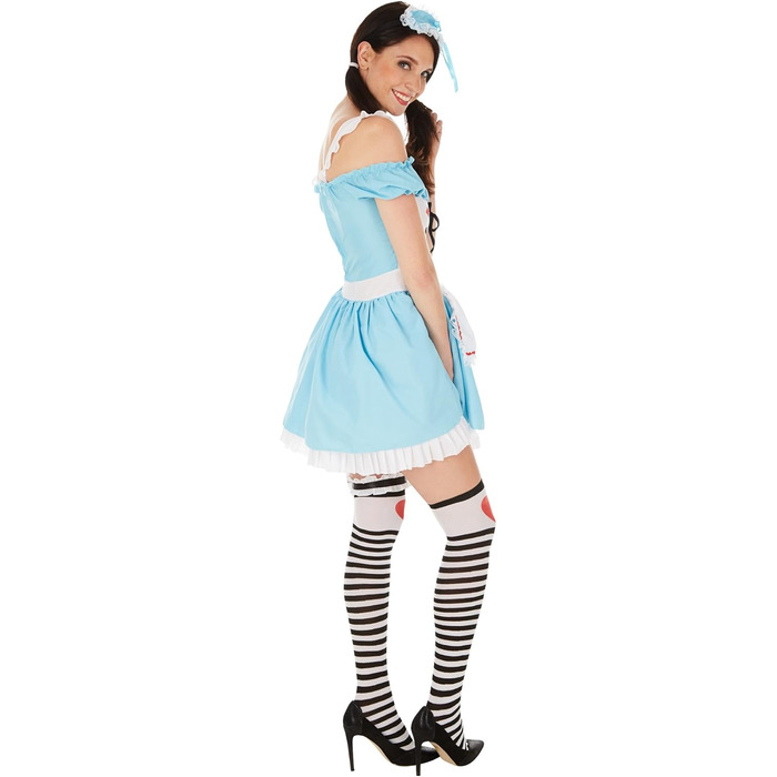 Костюм Дами Пікової від Dressforfun Tectake: сексуальне вечірнє вбрання з шнурівкою, спідниця та аксесуари | Розмір L