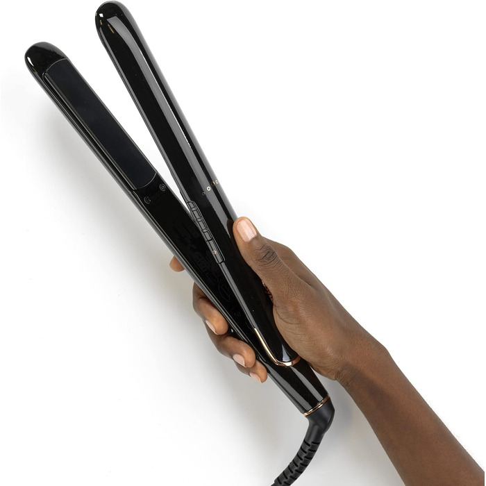 Керамический выпрямитель для волос BaByliss Rose Lustre 2515DU, быстрый нагрев за 30с (180-230°C), профессиональный утюжок для гладких волос