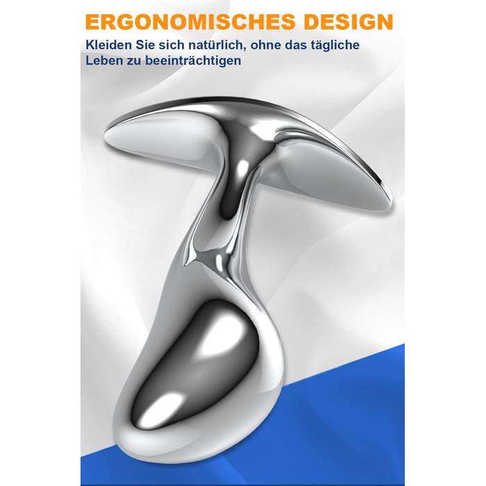 Набір анальних пробок Yivans (24мм, 29мм, 36мм) з металу, кристали, діаманти, для пар, жінок та чоловіків