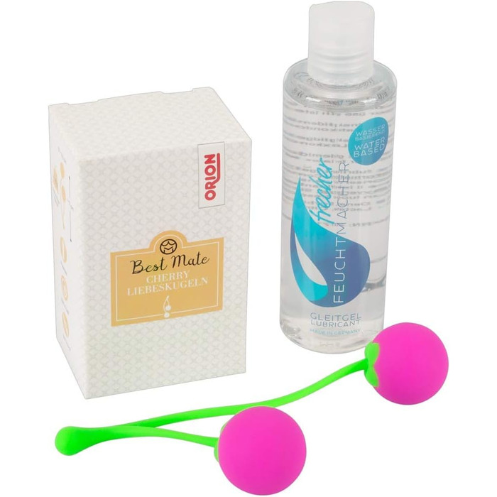 Набір для тренування м'язів тазового дна Orion Beckenbodentrainer - інтенсивний набір для жінок, з зволожуючим лубрикантом, для ефективних вправ, кольоровий