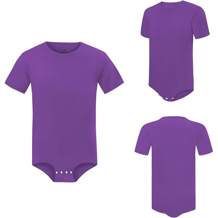 Комбінезон чоловічий Littleforbig з бавовни – вільний крій (фіолетовий, M)