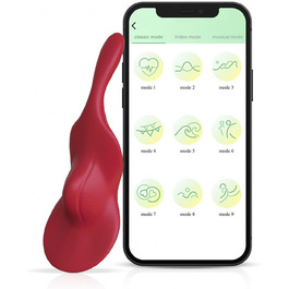 Вібратор для жінок G-Spot та клітора, 9 режимів вібрації, тихий та потужний, портативний анальний дildo, секс-іграшка з пультом дистанційного керування для пар