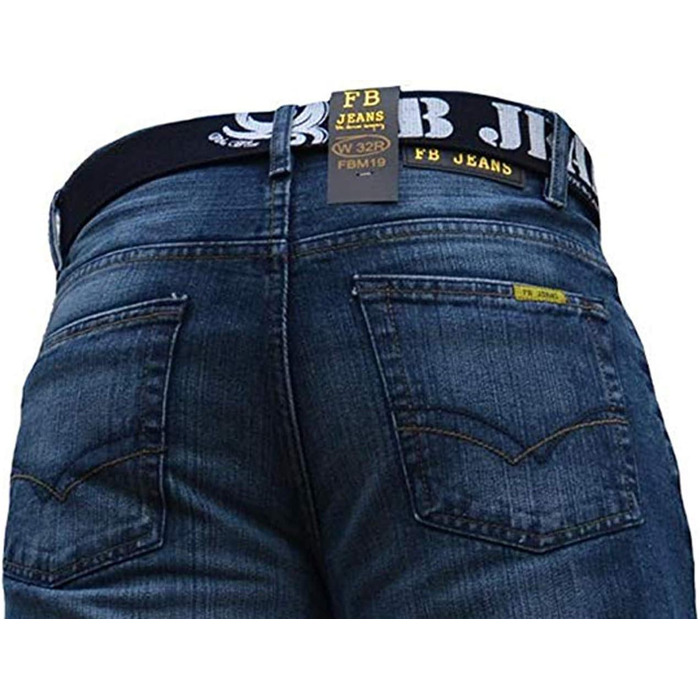 Чоловічі широкі джинси BNWT темно-синього кольору (розмір 40W / 34L)