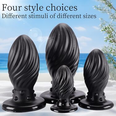 AMAZBEE Дилдо з масажною спіраллю 