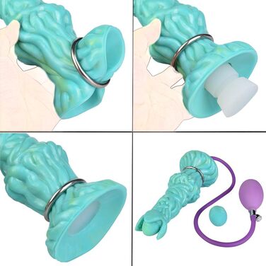 Анальний вібратор-яйце Guspiun з 5 кульками, силікон, G-Spot, простата, для жінок, чоловіків, пар