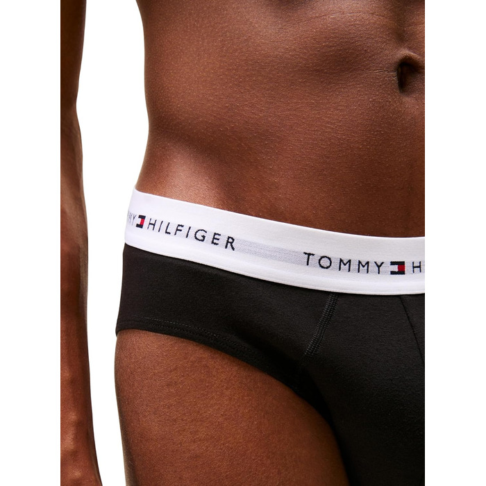 Труси чоловічі Tommy Hilfiger 3 шт. в упаковці, боксер, логотип, жовтий (чорний/чорний/чорний, білий Wb)