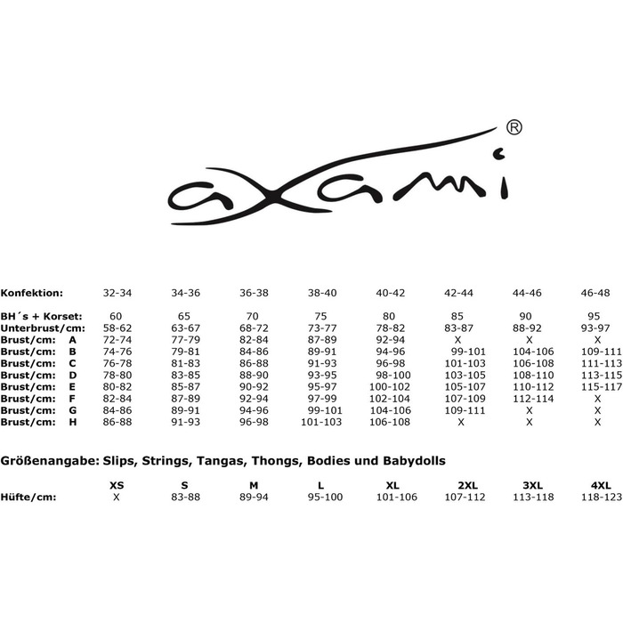 Жіночий корсет для панчіх Axami, чорний, розмір L