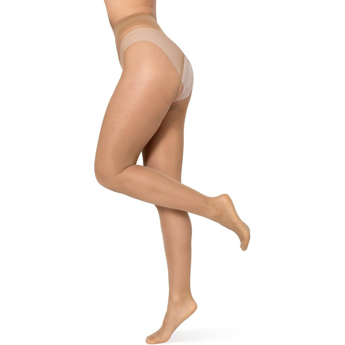 Чулки BANANALU 20 Den з відкритим кроком, розмір M, 3 шт. - Daino