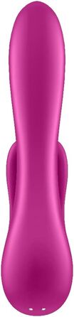 Вібратор Satisfyer Double Flex Connect з Bluetooth-додатком | Інтимні іграшки для жінок | Водостійкий (IPX7) | Силікон преміум-якості | Повторно заряджається, фіолетовий колір