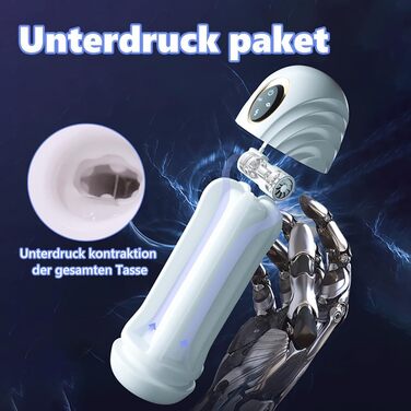 Електричний мастурбатор з телескопічною функцією та 3D-вагінальним дизайном для чоловіків. Стимулятор пеніса, тренажер, секс-іграшка.