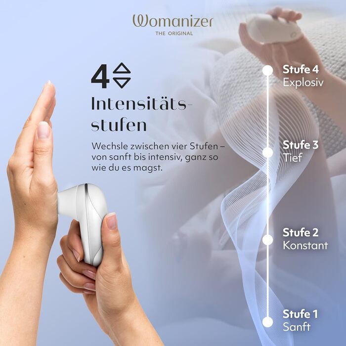 Womanizer Starlet - вібратор для жінок з 4 рівнями інтенсивності | Безшумний, водонепроникний, акумуляторний | Білий