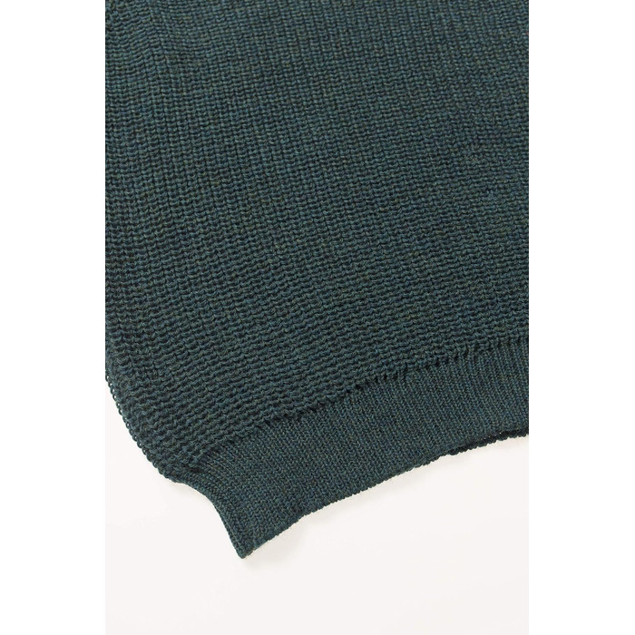 Чоловічий класичний в'язаний светр Aran Crafts, колір мох (зелений), розмір XXL