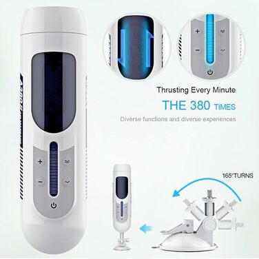 Масажер для чоловіків з телескопічною рухом, секс-іграшка