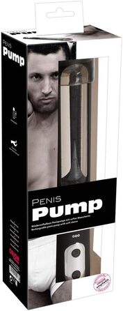 Насос для ерекції Orion - інтенсивний вакуумний насос для чоловіків, для тренування потенції, симуляції орального сексу, перезаряджається, прозорий/чорний (з повним авто режимом)