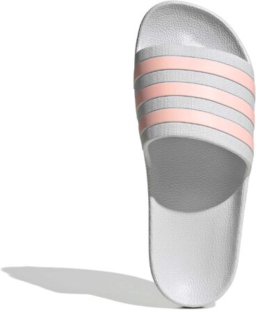 Чоловічі та жіночі тапочки Adidas Adilette Aqua сірого кольору Dash Grey Haze Coral, розмір 38 EU