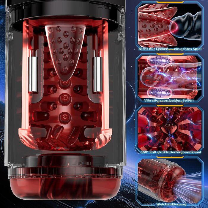 Електричний мастурбатор для чоловіків: вібрація, ротація, телескопічний дизайн, функція оргазму в один клік. Іграшка для чоловіків, масаж пеніса, Blowjob.