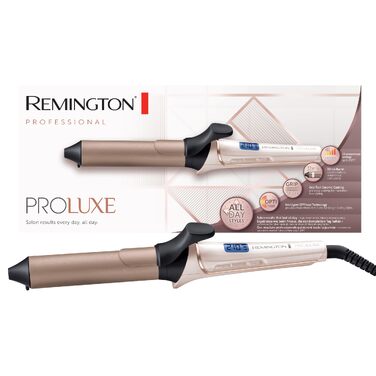 Випрямляч для волосся Remington PROluxe S9100 з керамічним покриттям Ultimate-Glide, LCD-дисплеєм та технологією OPTIheat, 150-230°C
