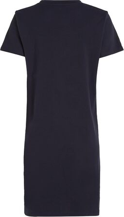 Сукня-футболка Tommy Hilfiger жіноча блакитна (Desert Sky) з коротким рукавом, бавовна, літня, розмір M