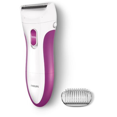 Електричний жіночий епілятор Philips Ladyshave Wet & Dry HP6341/00 для ніг, пахв та бікіні, вологостійкий