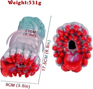 Силіконовий мастурбатор 'Монстр' 500г - реалістичний секс-іграшка для чоловіків, 3D дизайн