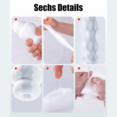 Яєчко для мастурбації Seckoe, TPE, 3 шт. (набір) - для дорослих