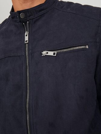 Чоловіча куртка Jack & Jones зі штучної замші, Jet Black, розмір L
