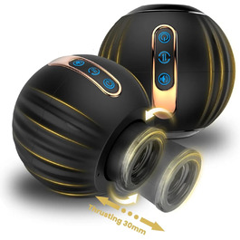 Електричний мастурбатор-чаша YcsLust з 8 режимами ротації та функцією імпульсу, 3D вагіна, для чоловіків, силіконовий секс-іграшка