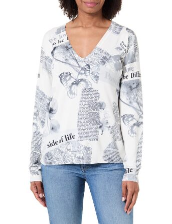 Жіночий тонкий в'язаний джемпер Desigual Flat Knit чорний, розмір XL