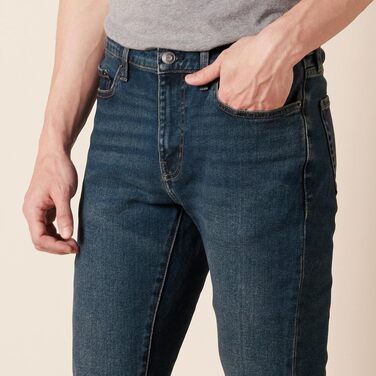 Чоловічі джинси Amazon Essentials Slim-Fit Stretch Bootcut, темно-синій колір, розмір 32W / 32L
