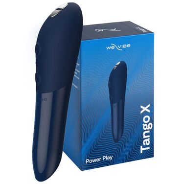 We-Vibe Tango X Bullet Вібратор для жінок: 8 режимів, 10 вібрацій, водонепроникний, синій (Midnight Blue) для подорожей