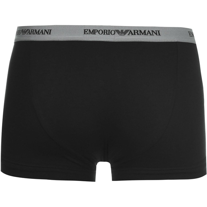 Труси чоловічі Eporio Arani Essential Core Logoband 2 шт. Білий/Морський (XXL, Чорний)