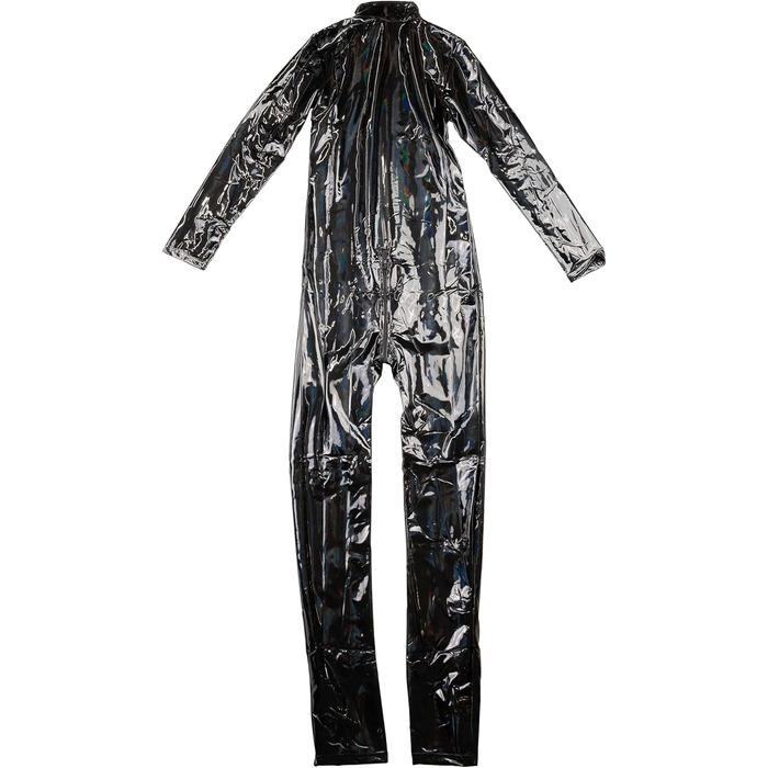 Комбінезон чоловічий з лакованої шкіри (PVC) Rubberfashion, цілісний, з довгим рукавом, кольоровий, 3D ефект, модель M
