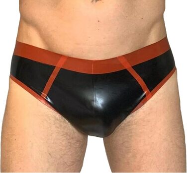 Чоловічі латексні шорти ABWL: стильні труси з натурального латексу, Cosplay, клубний одяг, чорний колір, розмір M