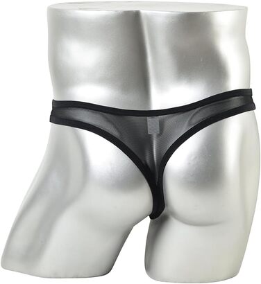 Чоловічі труси-сліпи BIATWOWR, труси-танга, прозорі, сексуальні, чорні, розмір L